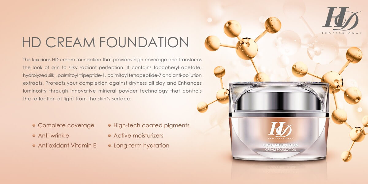 Fly Up HD Cream Foundation - KatTong