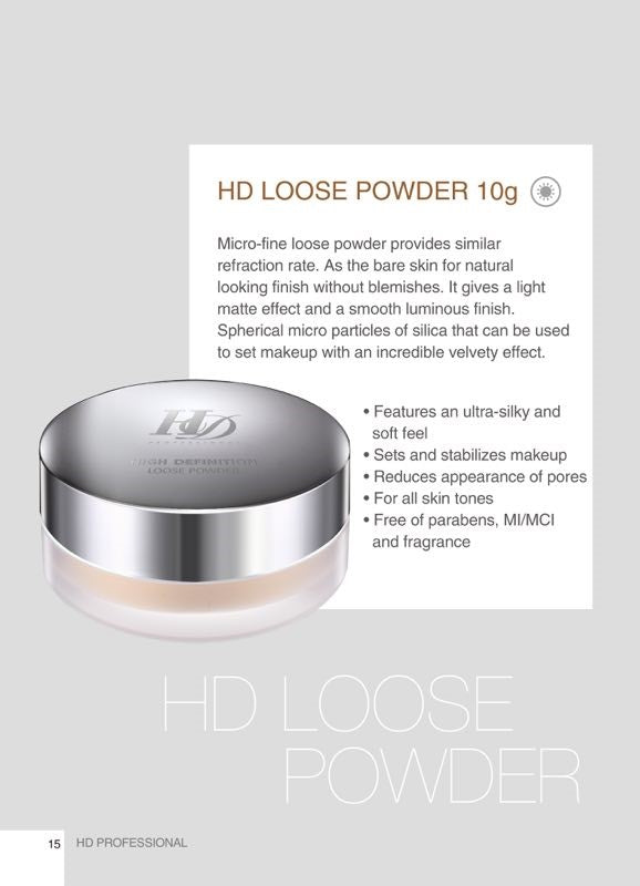 HD Loose Powder for Naturally Glowing Skin (New Package) - fly up beauty HD makeup professional make up kattong 