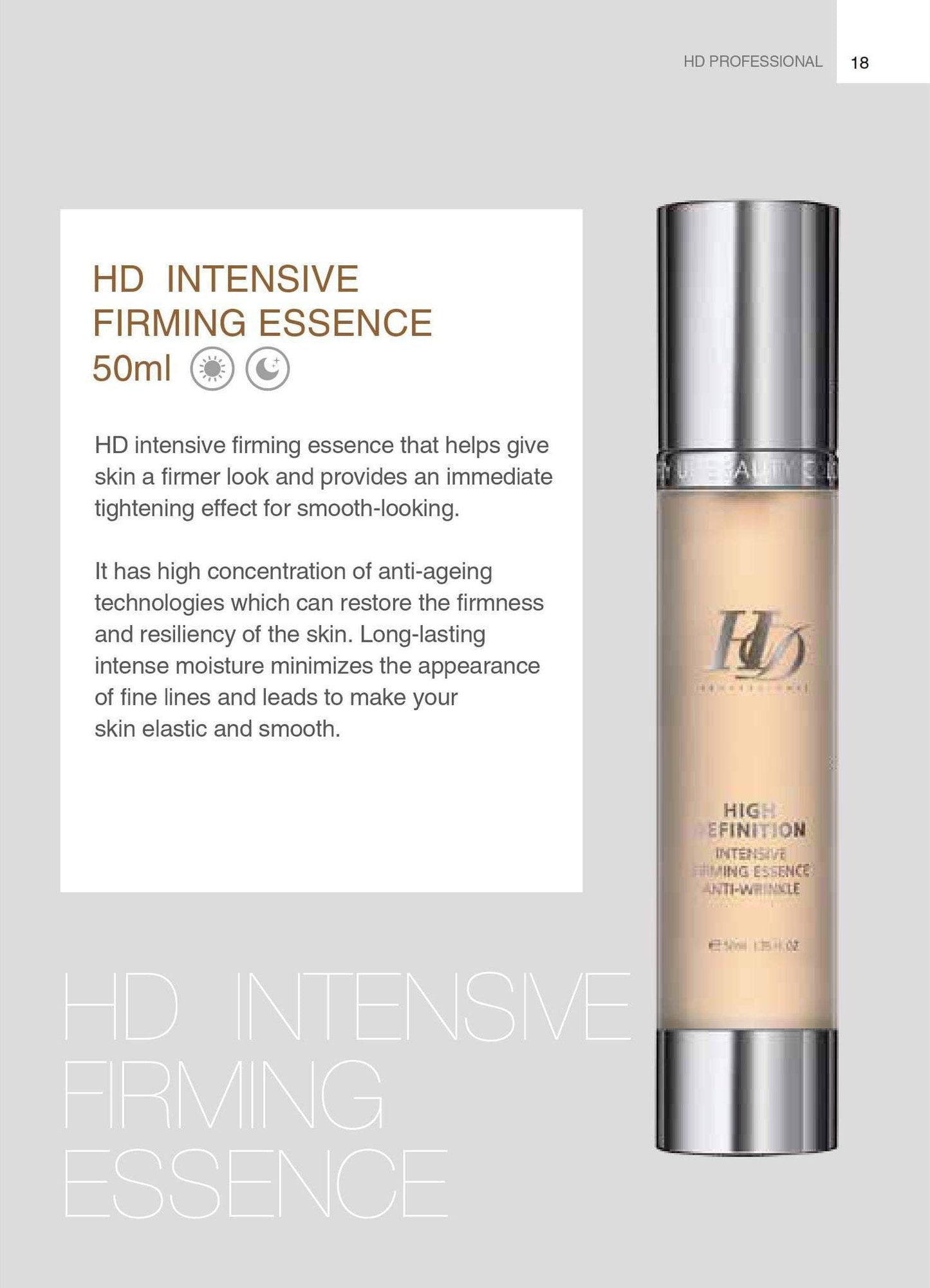 HD Intensive Firming Essence - Anti Wrinkle - fly up beauty HD makeup professional make up kattong 